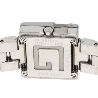 GUCCI Square face Watches 3600L Stainless Steel/Stainless Steel Ladies