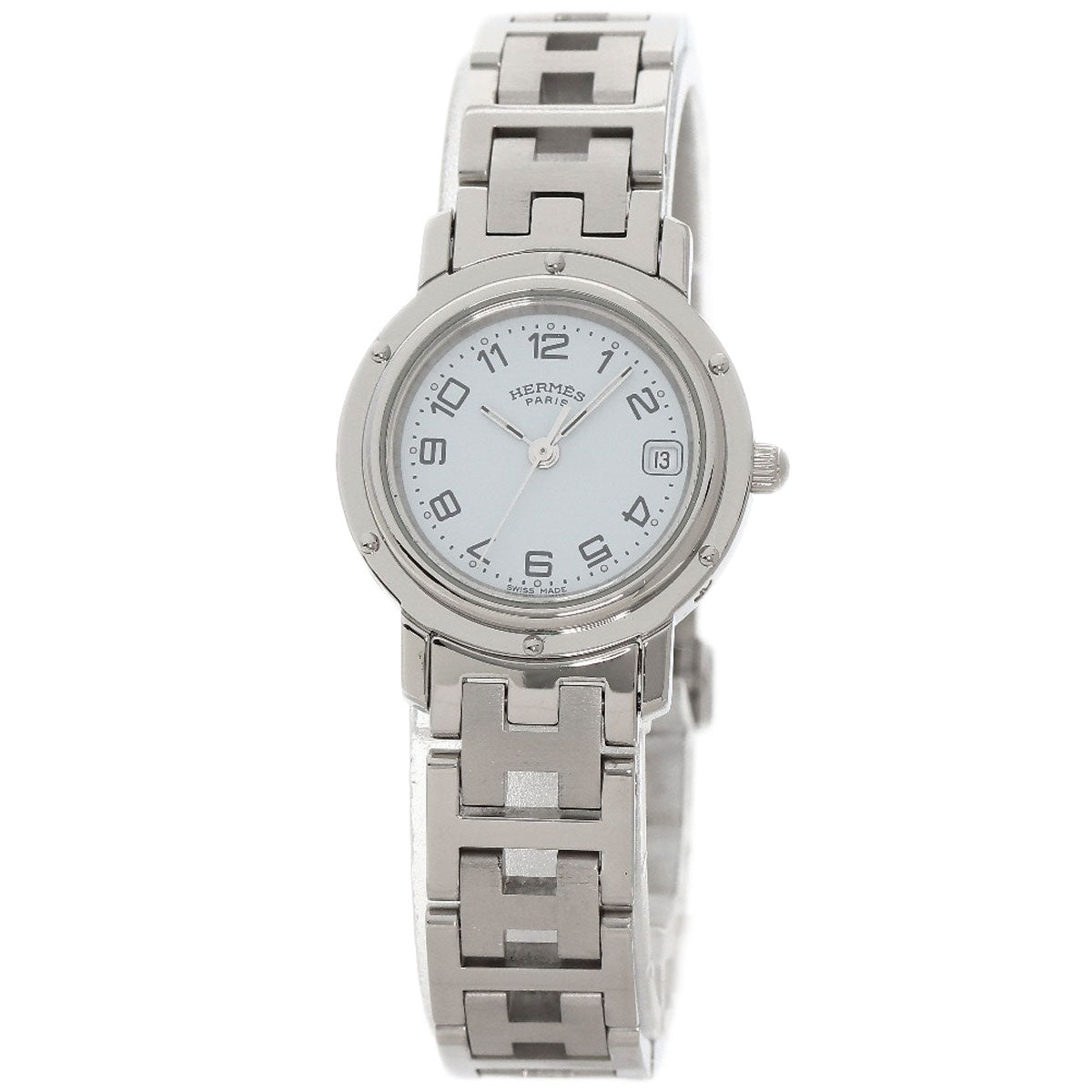 HERMES Clipper Watches CL4.210 Stainless Steel/Stainless Steel Ladies