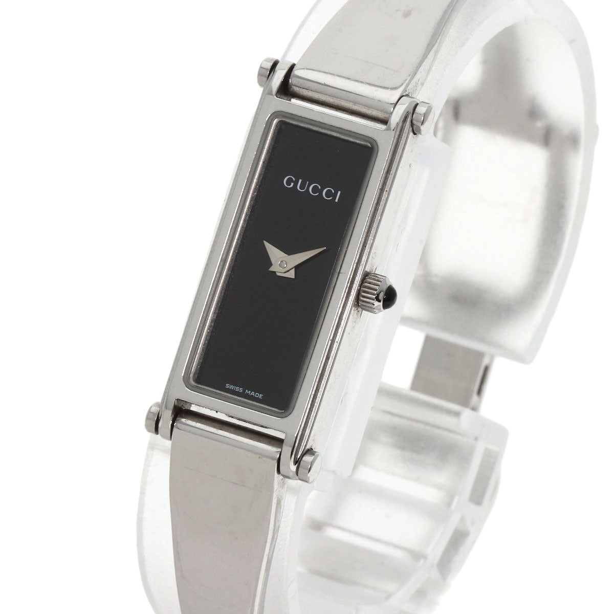 GUCCI Square face Watches 1500L Stainless Steel/Stainless Steel Ladies