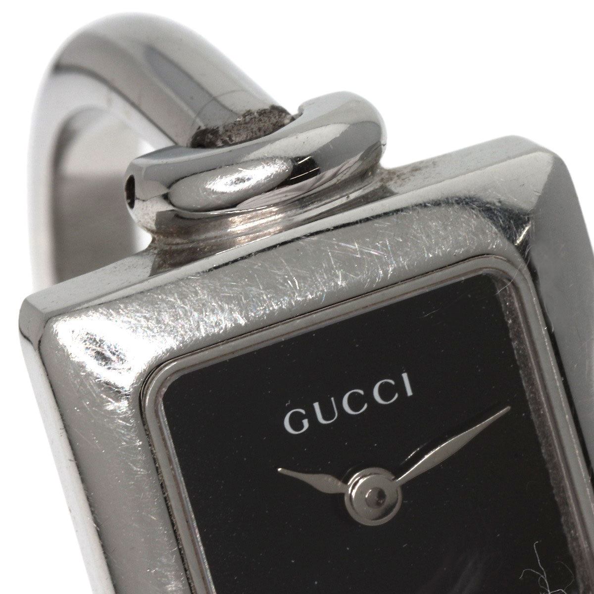 GUCCI Square face Watches 1900L Stainless Steel/Stainless Steel Ladies