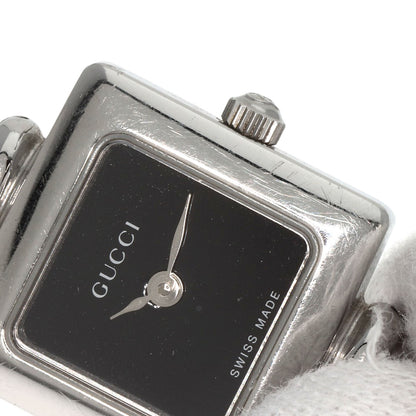 GUCCI Square face Watches 1900L Stainless Steel/Stainless Steel Ladies