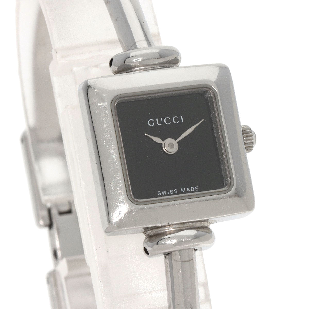 GUCCI Square face Watches 1900L Stainless Steel/Stainless Steel Ladies