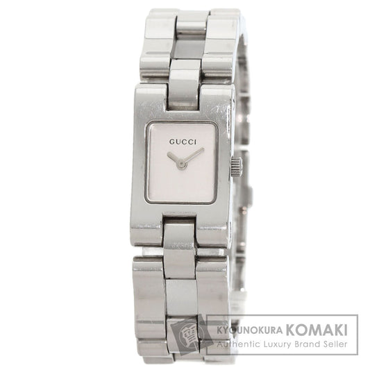 GUCCI Square face Watches 2305L Stainless Steel/Stainless Steel Ladies