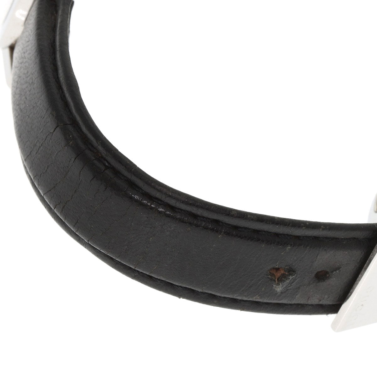 GUCCI Round face Watches 5200L.1 Stainless Steel/Leather Ladies