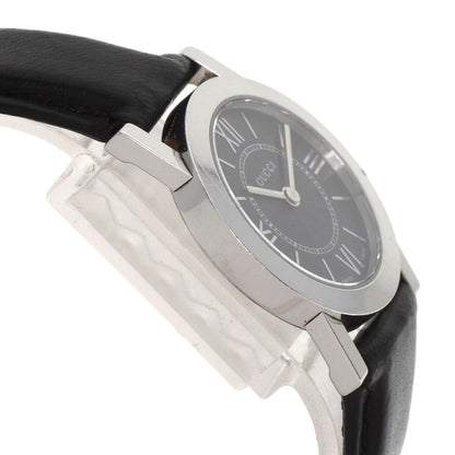 GUCCI Round face Watches 5200L.1 Stainless Steel/Leather Ladies