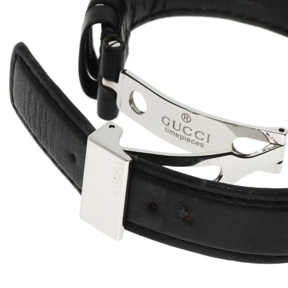 GUCCI Round face Watches 5200L.1 Stainless Steel/Leather Ladies