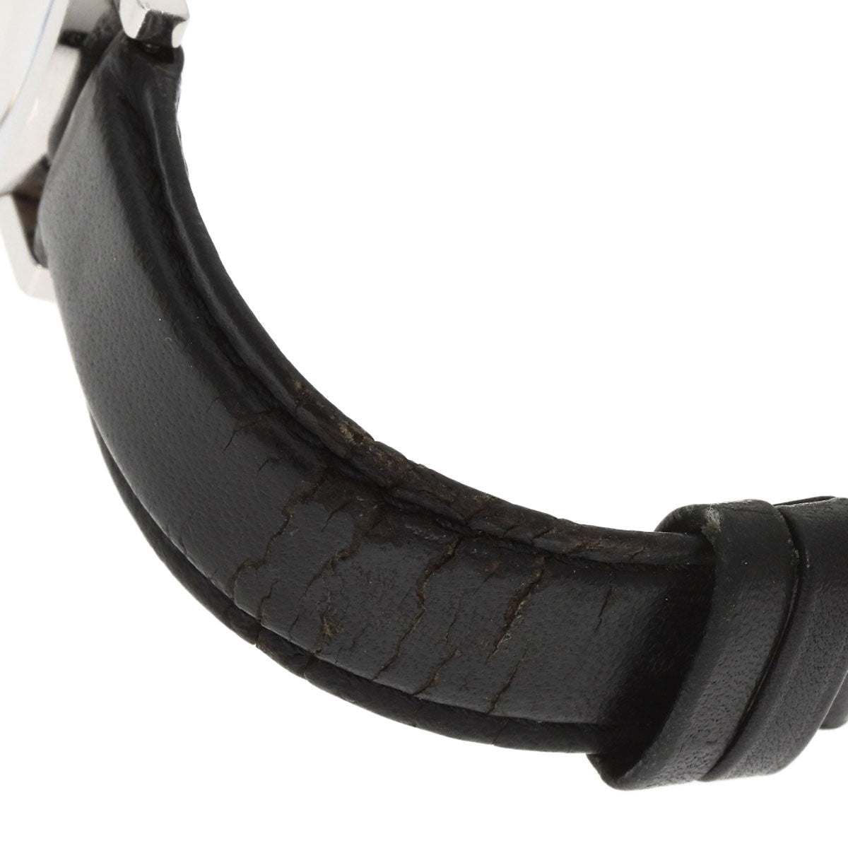 GUCCI Round face Watches 5200L.1 Stainless Steel/Leather Ladies