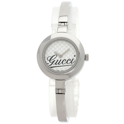 GUCCI Round face Watches 105 Stainless Steel/Stainless Steel Ladies