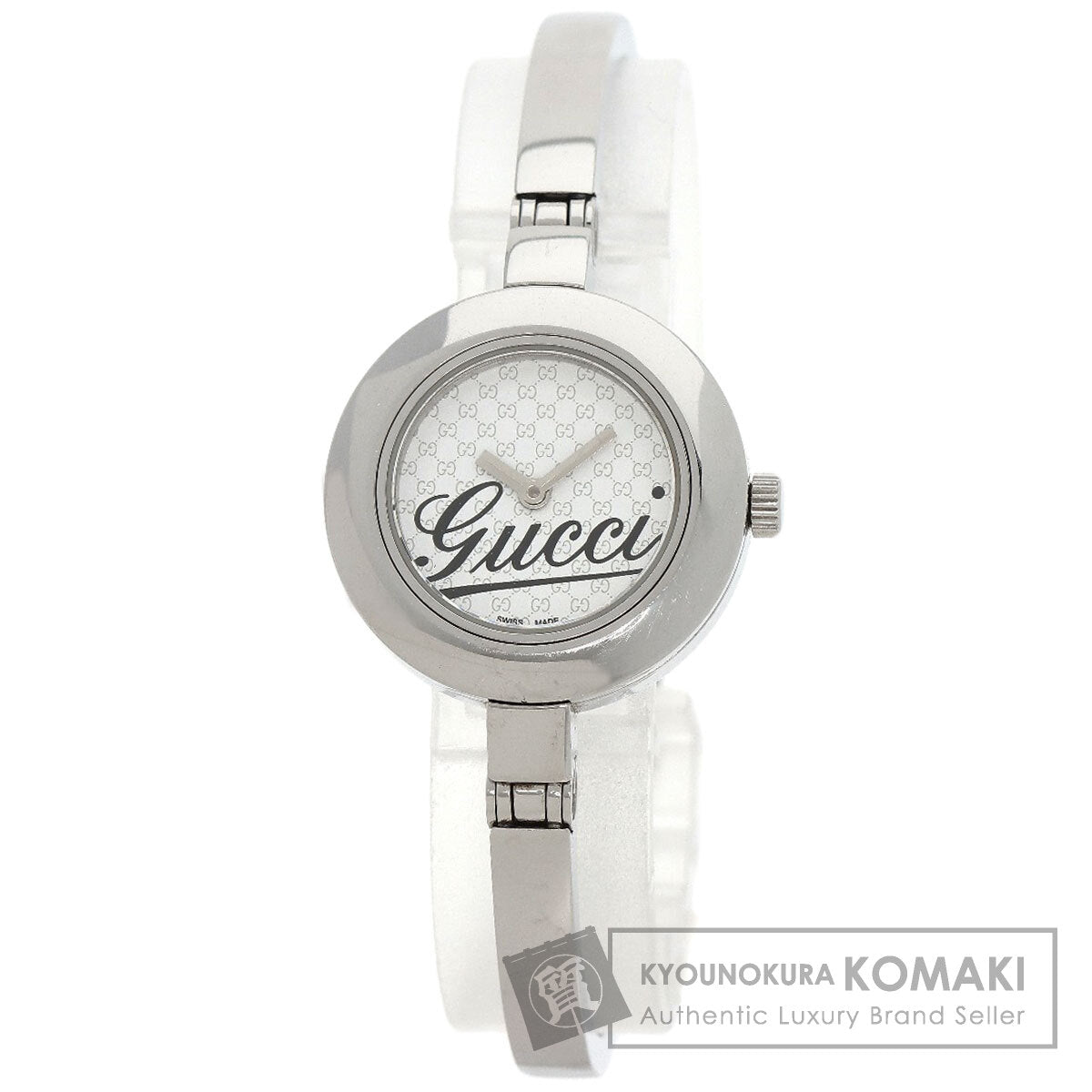 GUCCI Round face Watches 105 Stainless Steel/Stainless Steel Ladies