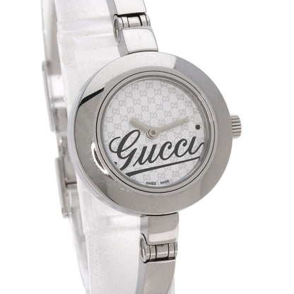 GUCCI Round face Watches 105 Stainless Steel/Stainless Steel Ladies