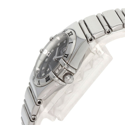 OMEGA Constellation Mini 12P Diamond Watches 1566.56 Stainless Steel/Stainless Steel Ladies