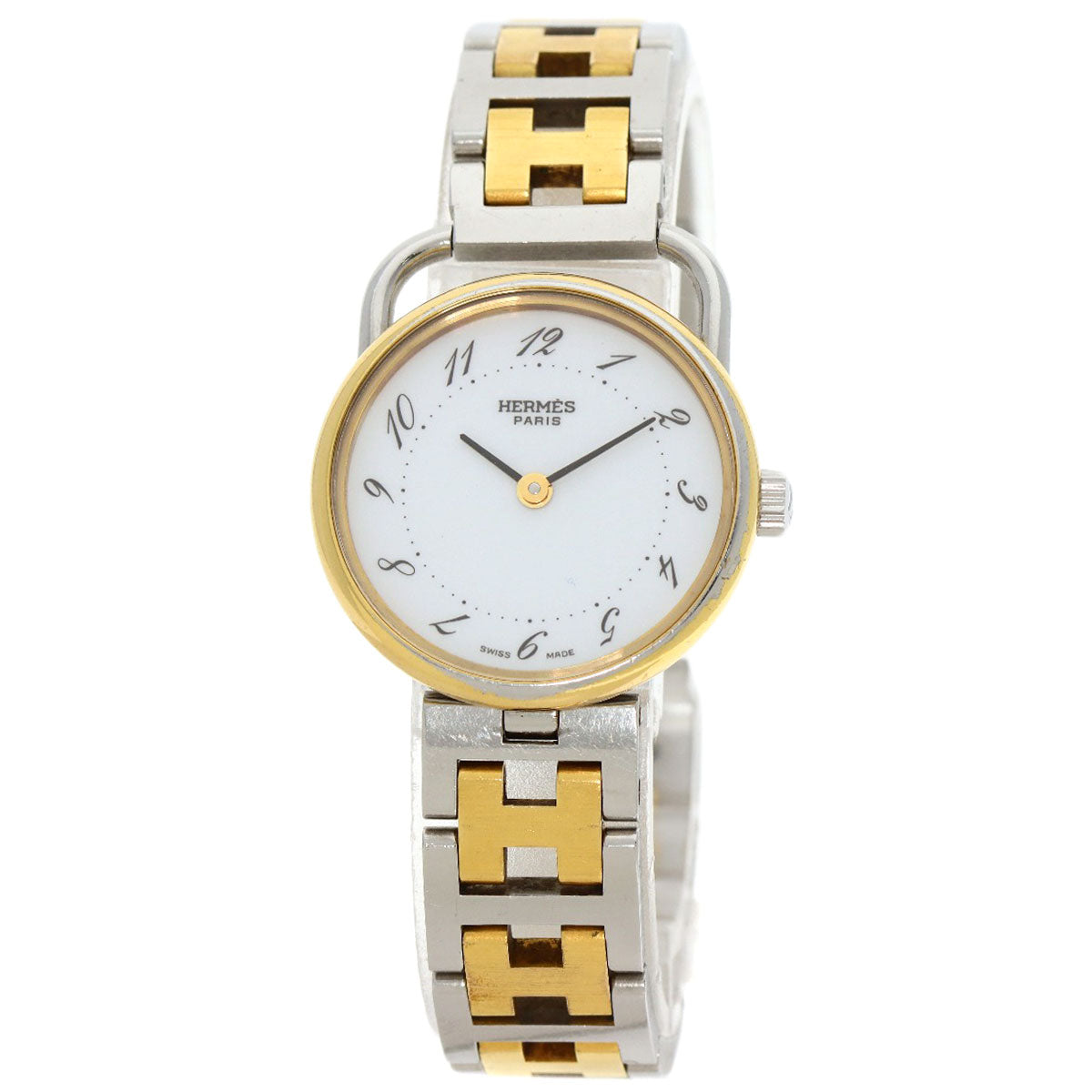 HERMES Arceau Watches  Stainless Steel/SSxGP Ladies