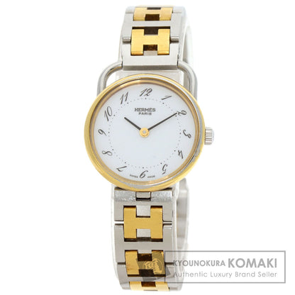 HERMES Arceau Watches  Stainless Steel/SSxGP Ladies