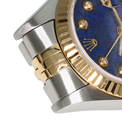 ROLEX Datejust 10P Diamond Lapis Lazuli & Azure stone Rare Manufacturer Complete Watches 69173G Stainless Steel/SSxK18YG Ladies