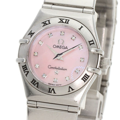 OMEGA Constellation 12P Diamond Watches 1567.66 Stainless Steel/Stainless Steel Ladies