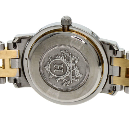 HERMES Clipper old type Watches  Stainless Steel/SSxGP Ladies