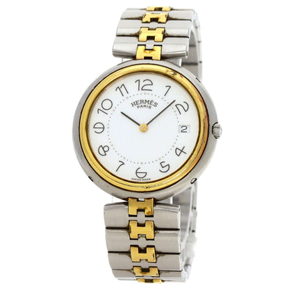 HERMES profile Watches Stainless Steel/SSxGP mens