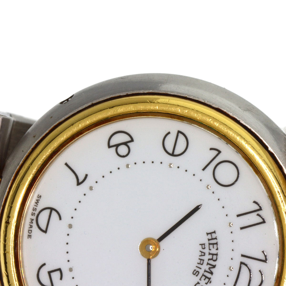 HERMES profile Watches Stainless Steel/SSxGP mens