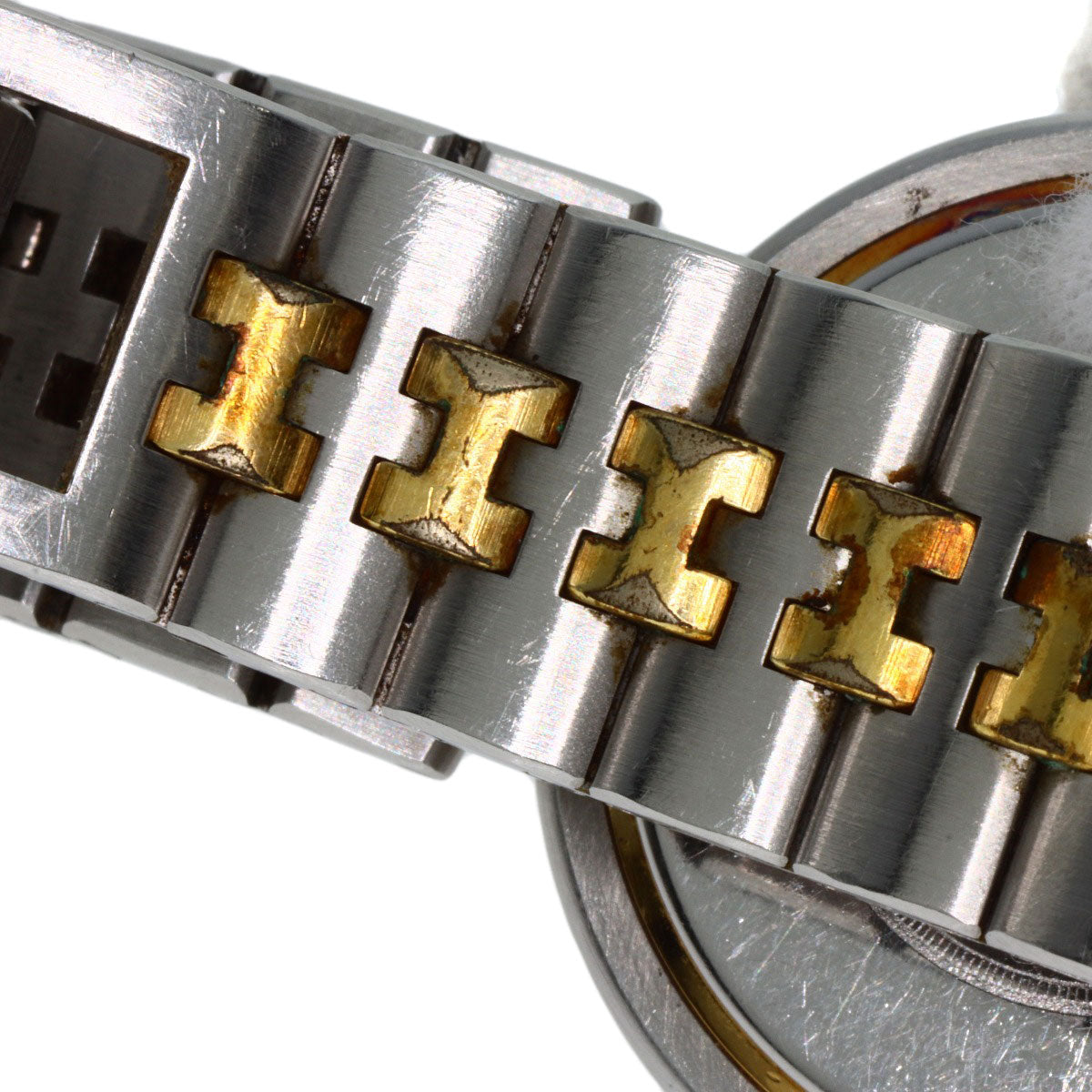 HERMES profile Watches Stainless Steel/SSxGP mens