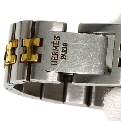 HERMES profile Watches  Stainless Steel/SSxGP mens