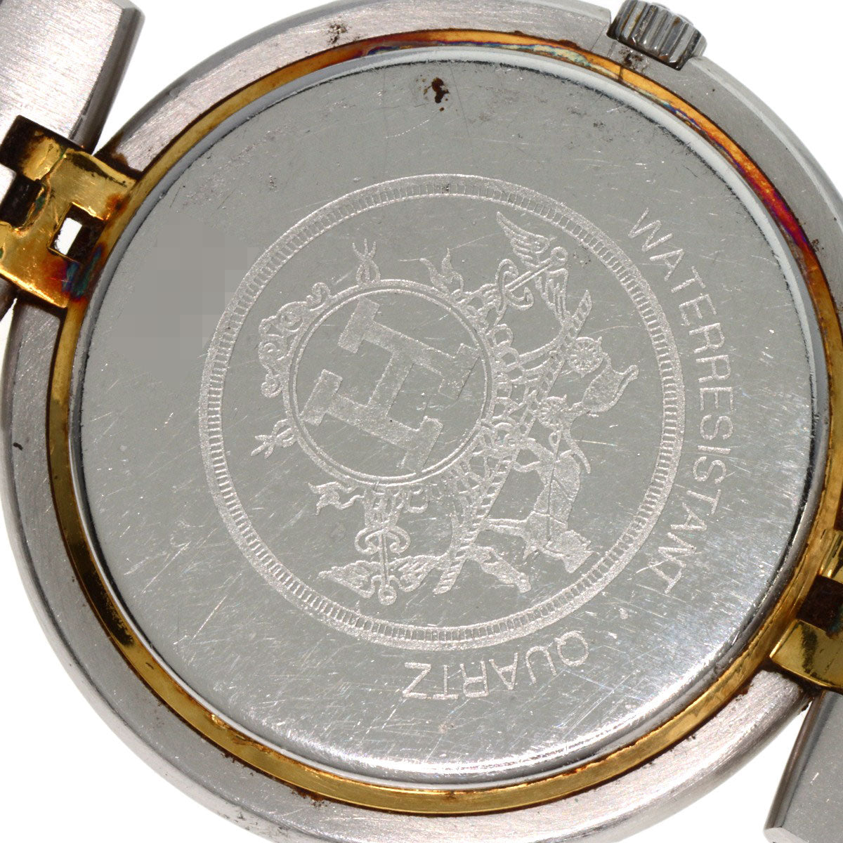 HERMES profile Watches  Stainless Steel/SSxGP mens