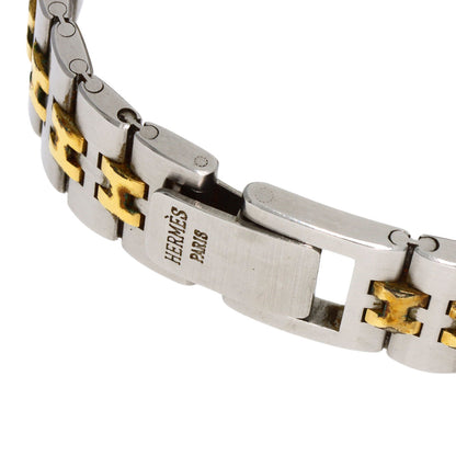 HERMES profile Watches Stainless Steel/SSxGP mens