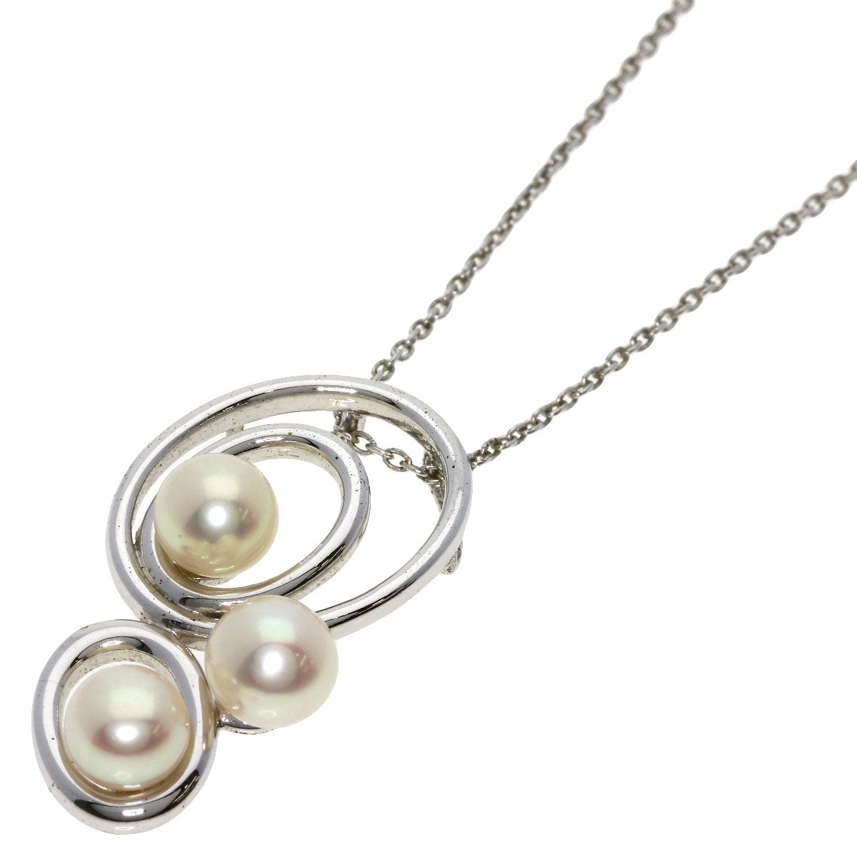 TASAKI   Necklace Akoya pearl Pearl Silver Ladies