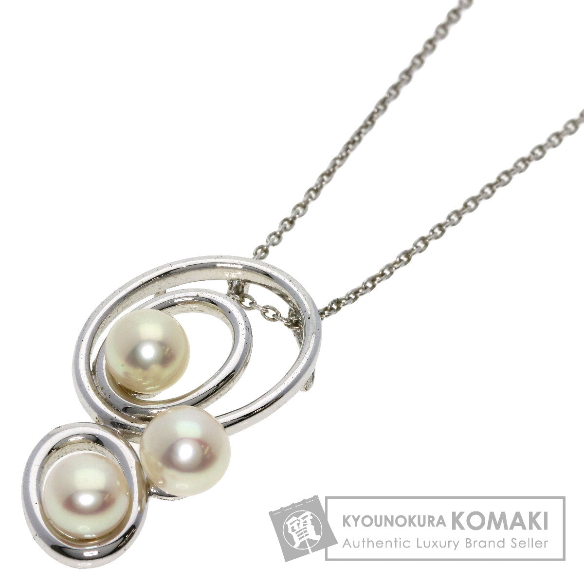 TASAKI Akoya pearl Pearl Necklace Silver Ladies [Used]