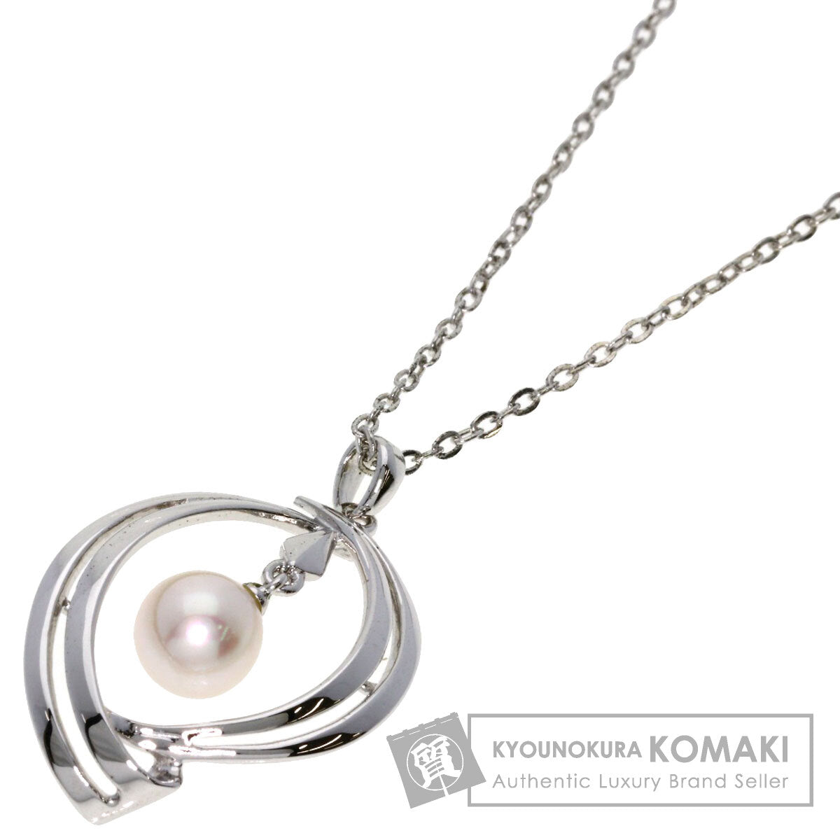 MIKIMOTO   Necklace Akoya pearl Pearl Silver Ladies