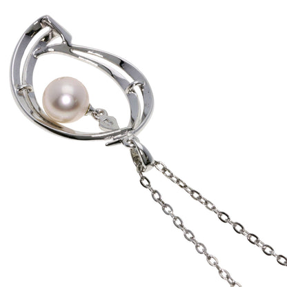 MIKIMOTO   Necklace Akoya pearl Pearl Silver Ladies