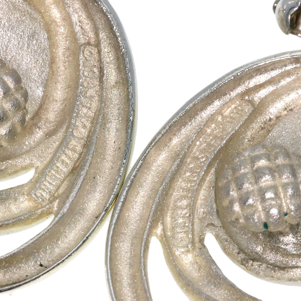 TIFFANY&Co. Lapis Lazuli & Azure stone Earring Silver Ladies [Used]