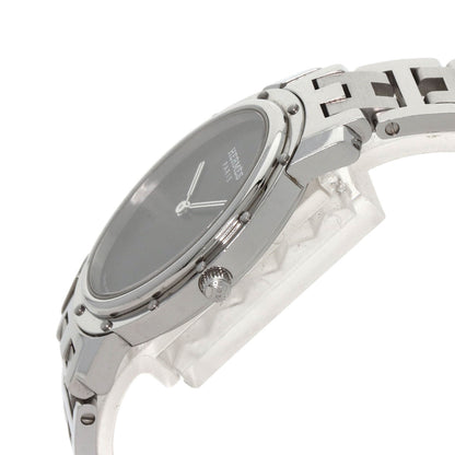 HERMES Clipper oval Watches CO1.510 Stainless Steel/Stainless Steel Ladies