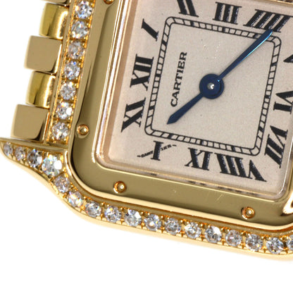 CARTIER PANTHERE SM Bezel Diamond Watches  K18 Yellow Gold/18K Yellow Gold Ladies