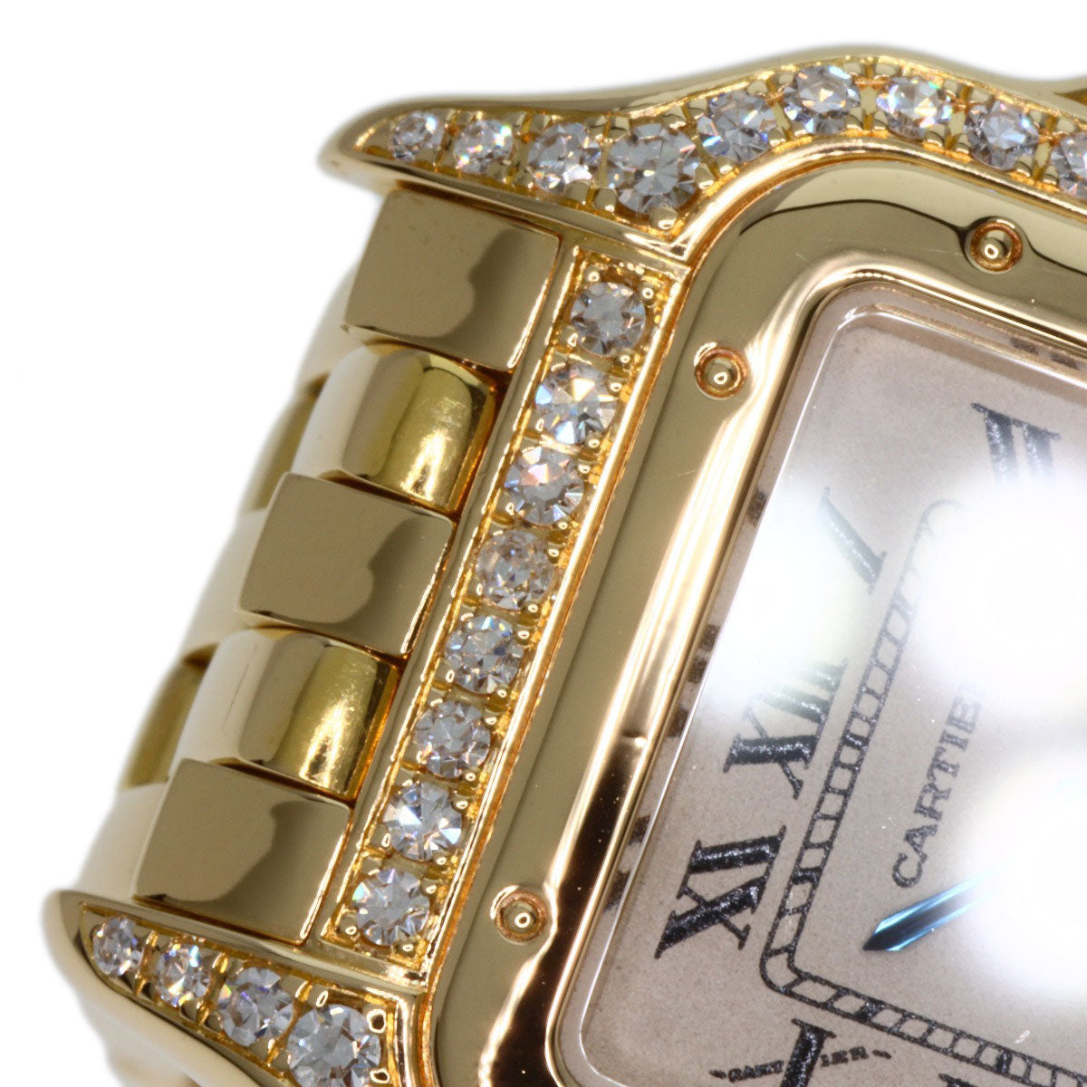 CARTIER PANTHERE SM Bezel Diamond Watches  K18 Yellow Gold/18K Yellow Gold Ladies