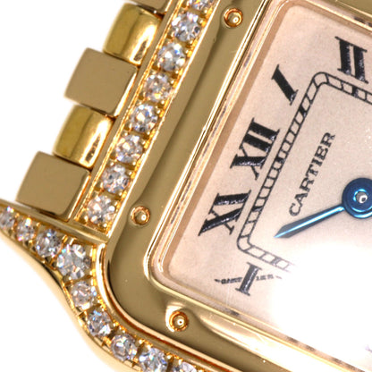 CARTIER PANTHERE SM Bezel Diamond Watches  K18 Yellow Gold/18K Yellow Gold Ladies