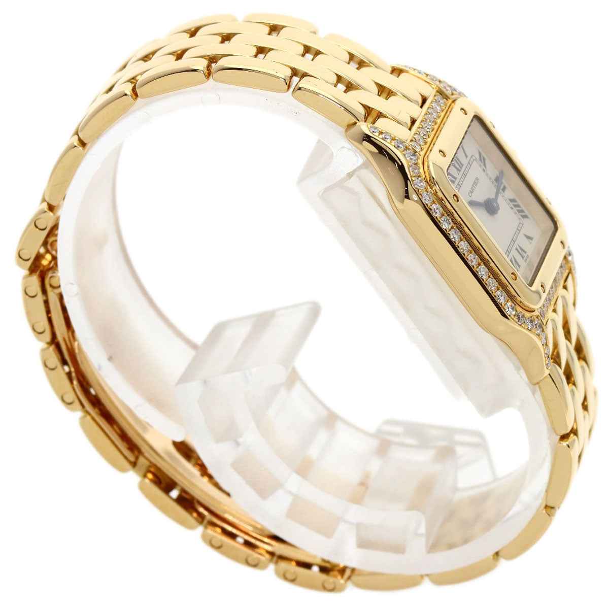 CARTIER PANTHERE SM Bezel Diamond Watches  K18 Yellow Gold/18K Yellow Gold Ladies