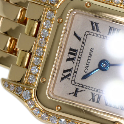 CARTIER PANTHERE SM Bezel Diamond Watches  K18 Yellow Gold/18K Yellow Gold Ladies