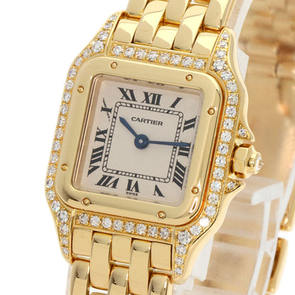 CARTIER PANTHERE SM Bezel Diamond Watches  K18 Yellow Gold/18K Yellow Gold Ladies