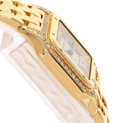 CARTIER PANTHERE SM Bezel Diamond Watches  K18 Yellow Gold/18K Yellow Gold Ladies