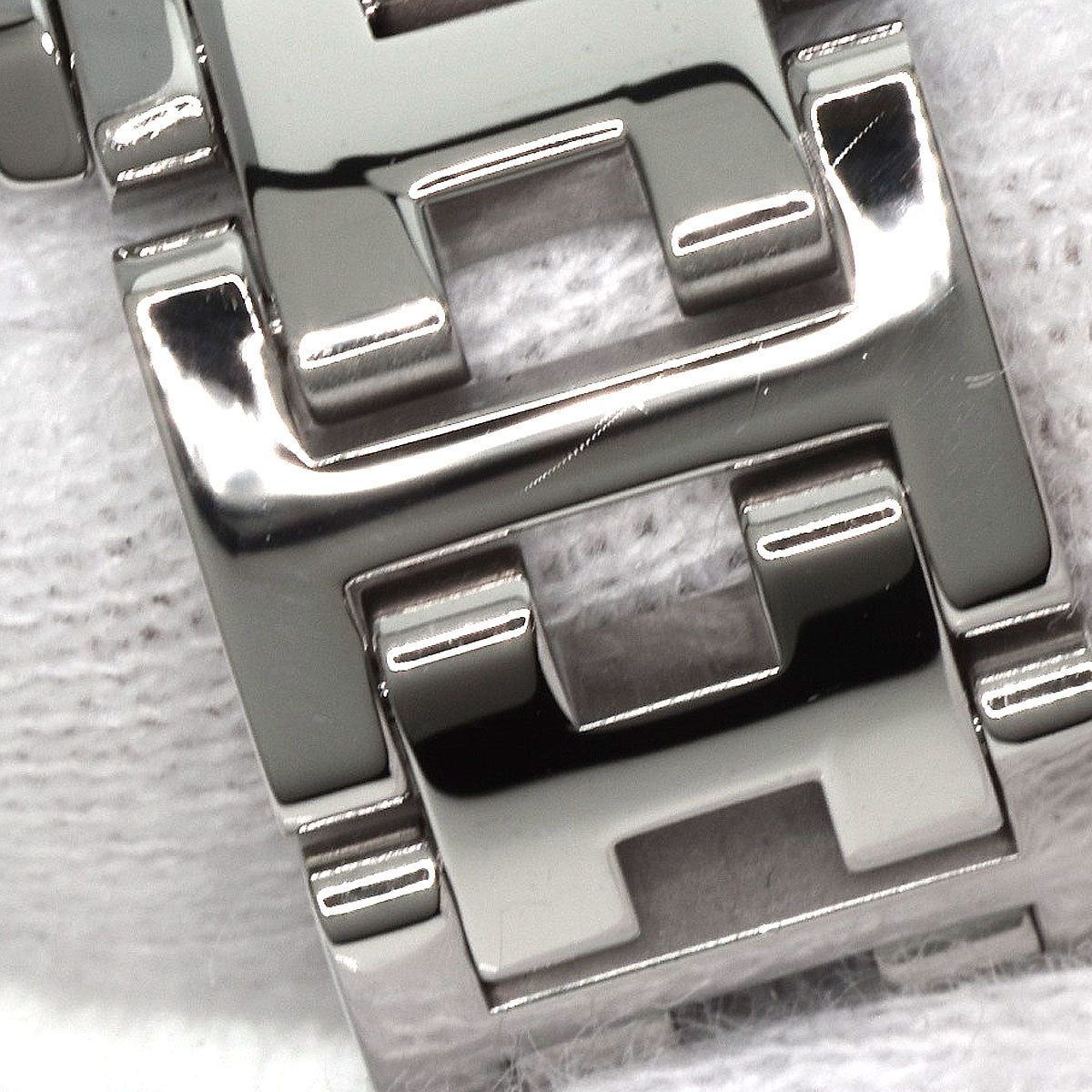 HERMES Clipper Nacre Watches CL4.210 Stainless Steel/Stainless Steel Ladies