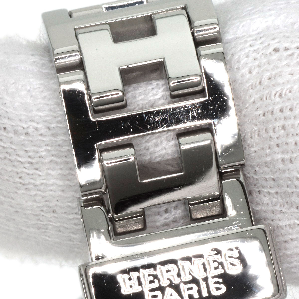 HERMES Clipper Nacre Watches CL4.210 Stainless Steel/Stainless Steel Ladies