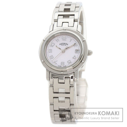 HERMES Clipper Nacre Watches CL4.210 Stainless Steel/Stainless Steel Ladies