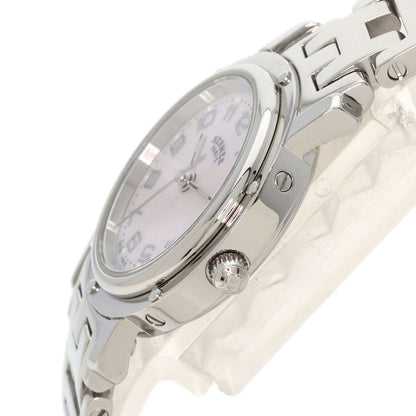 HERMES Clipper Nacre Watches CL4.210 Stainless Steel/Stainless Steel Ladies