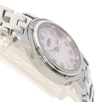 HERMES Clipper Nacre Watches CL4.210 Stainless Steel/Stainless Steel Ladies