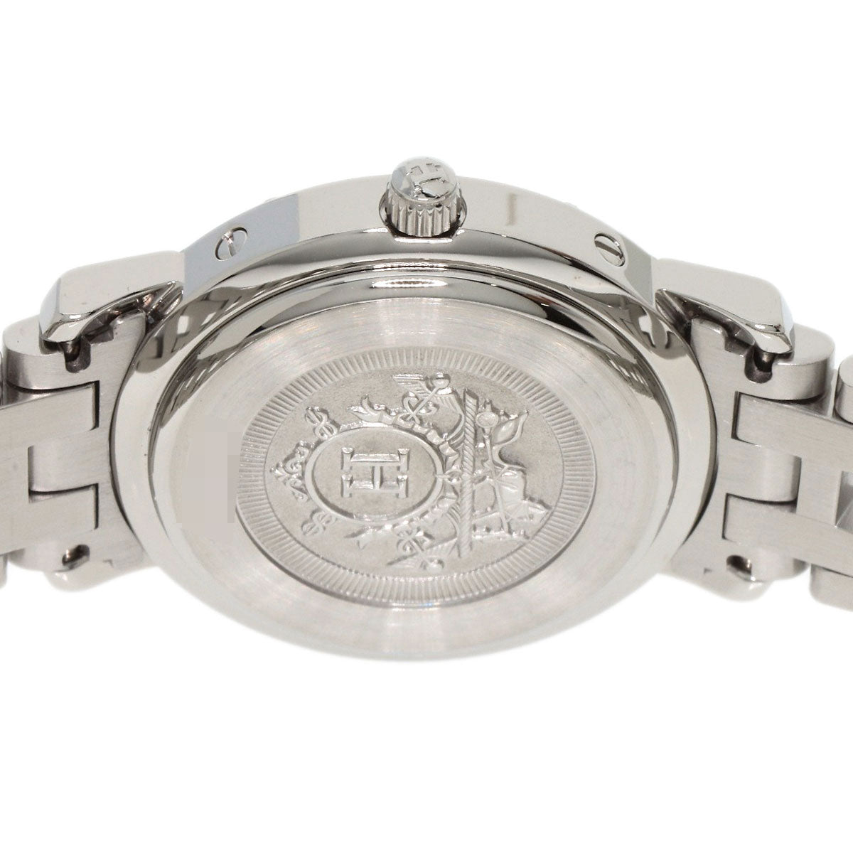 HERMES Clipper Nacre Watches CL4.210 Stainless Steel/Stainless Steel Ladies