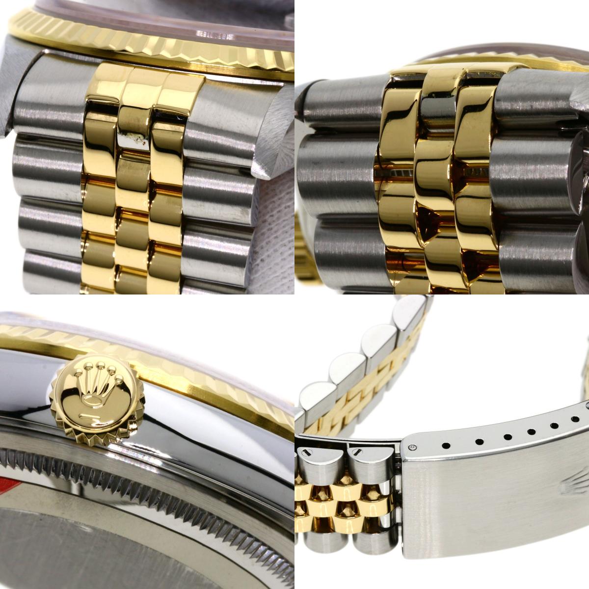 ROLEX Datejust 10P Diamond Blue Gradation Watches 16233G Stainless Steel/SSxK18YG mens