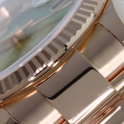 ROLEX Day Date 10P Diamond Watches 118235F K18 Pink Gold/18K Pink Gold mens