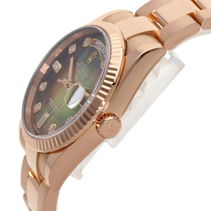 ROLEX Day Date 10P Diamond Watches 118235F K18 Pink Gold/18K Pink Gold mens
