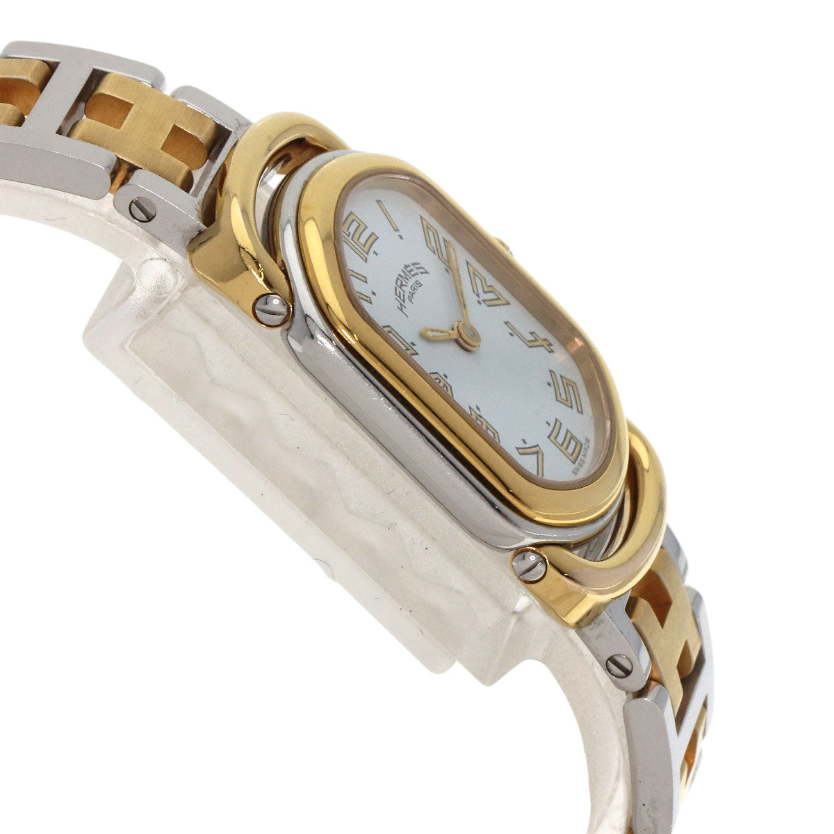 HERMES Rally Watches RA1.240 Stainless Steel/SSxGP Ladies