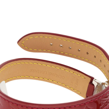 LOUIS VUITTON Tambour Heart Watches Q121Z Stainless Steel/Leather Ladies